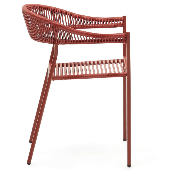 Стілець La Forma FUTADERA J0600043FF86 Теракотовий-3