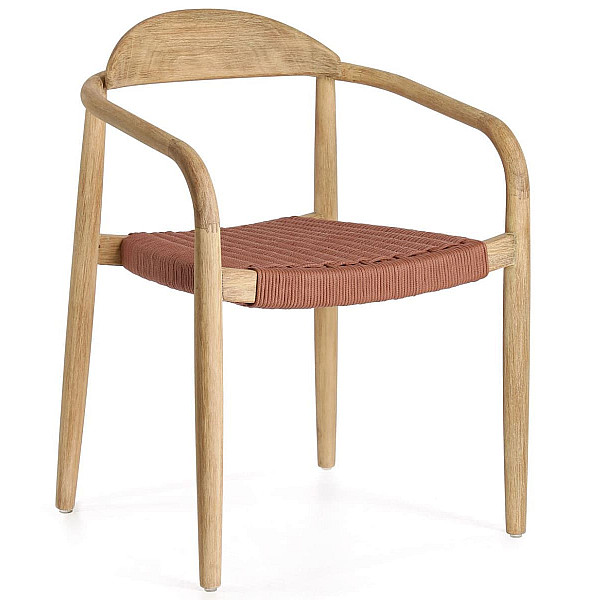 Стілець La Forma GLYNIS CC0555J86 Теракотовий-0