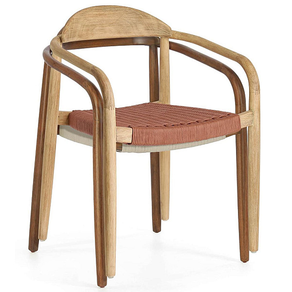 Стілець La Forma GLYNIS CC0555J86 Теракотовий-11