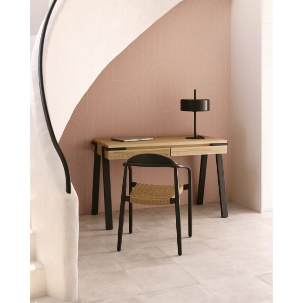 Стілець La Forma GLYNIS CC2034CP46 Чорний-бежевий-5