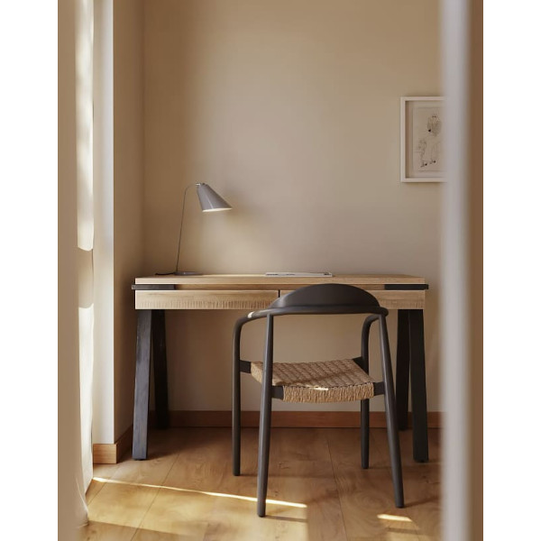 Стілець La Forma GLYNIS CC2034CP46 Чорний-бежевий-4