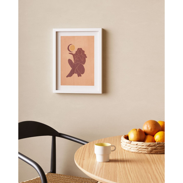 Стілець La Forma GLYNIS CC2034CP46 Чорний-бежевий-15