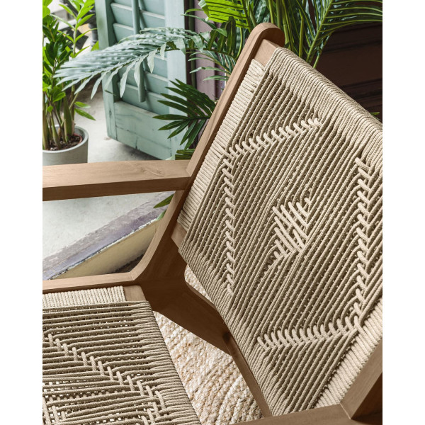 Крісло La Forma Geralda CC2096J12 Коричневий-2