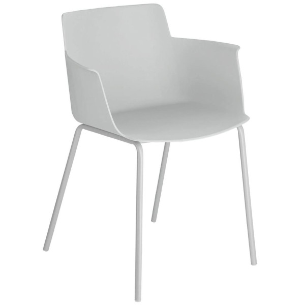Стілець з підлокітниками La Forma Hannia CC5185S03 Сірий-0
