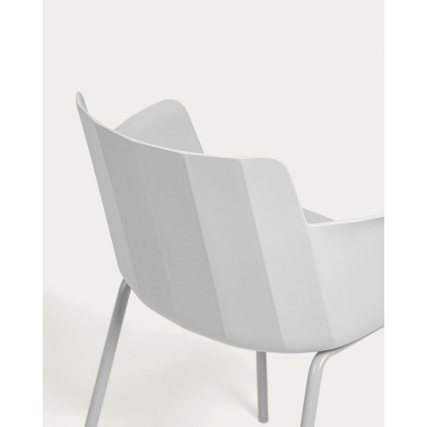 Стілець з підлокітниками La Forma Hannia CC5185S03 Сірий-6