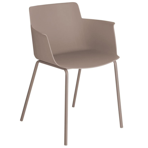 Стул с подлокотниками La Forma Hannia CC5185S10 Коричневый-0