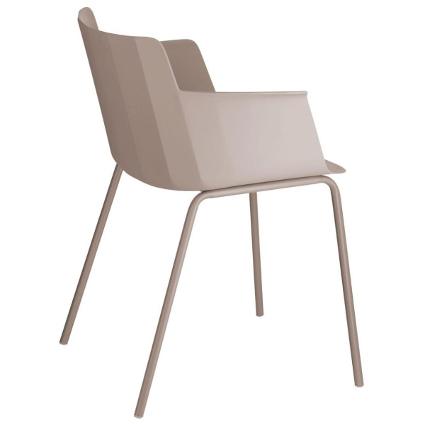 Стул с подлокотниками La Forma Hannia CC5185S10 Коричневый-3