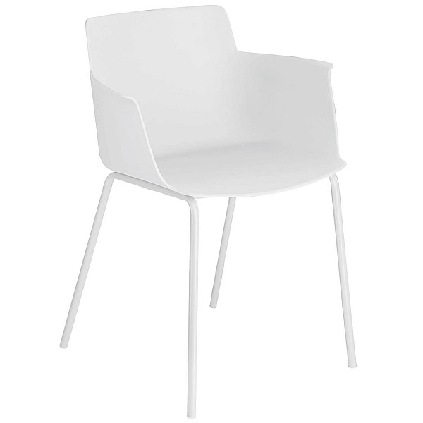 Стілець з підлокітниками La Forma Hannia CC5185S05 Білий-0