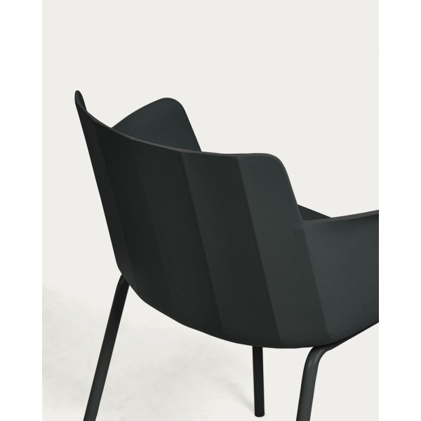 Стілець з підлокітниками La Forma Hannia CC5185S01 Чорний-5