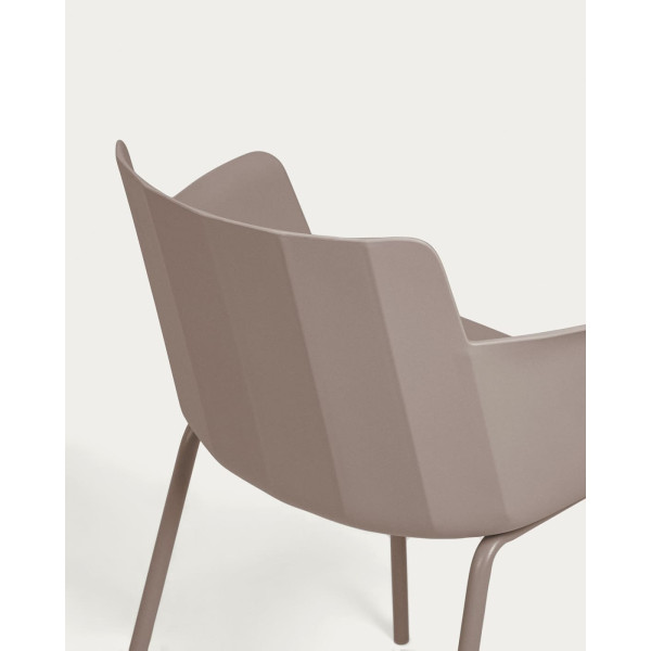 Стул с подлокотниками La Forma Hannia CC5185S10 Коричневый-6