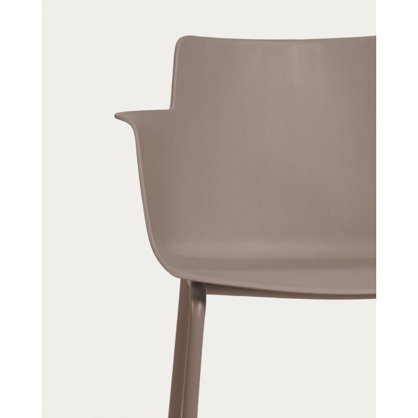 Стул с подлокотниками La Forma Hannia CC5185S10 Коричневый-4