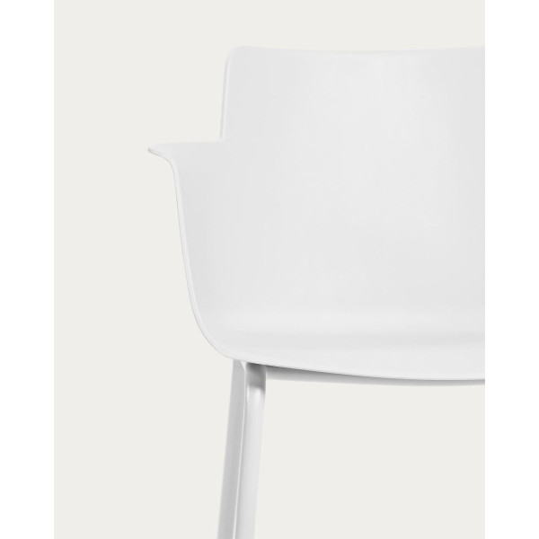 Стілець з підлокітниками La Forma Hannia CC5185S05 Білий-6