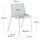 Стул La Forma Hannia CC5184S03 Серый-7-thumb