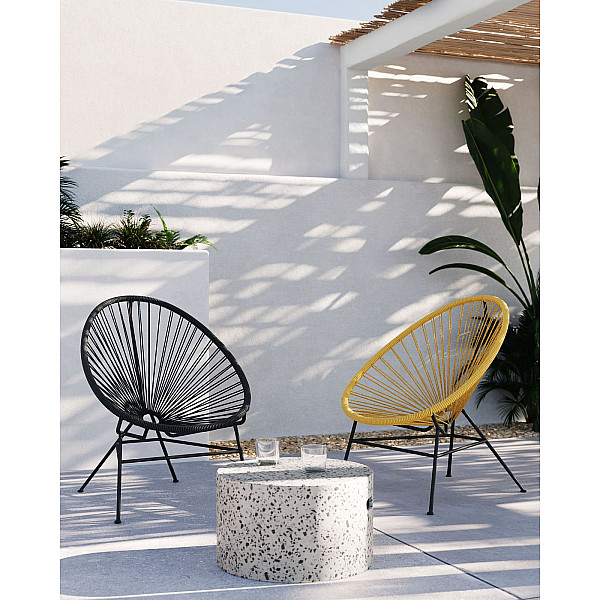 Крісло La Forma Samantha Чорне CC1216J01-1