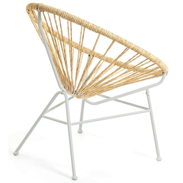 Кресло La Forma Samantha Бежевое CC1314S12-5