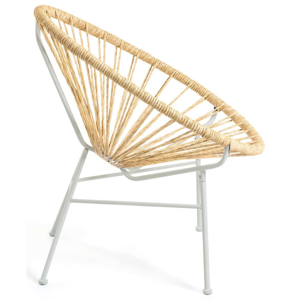 Кресло La Forma Samantha Бежевое CC1314S12-4