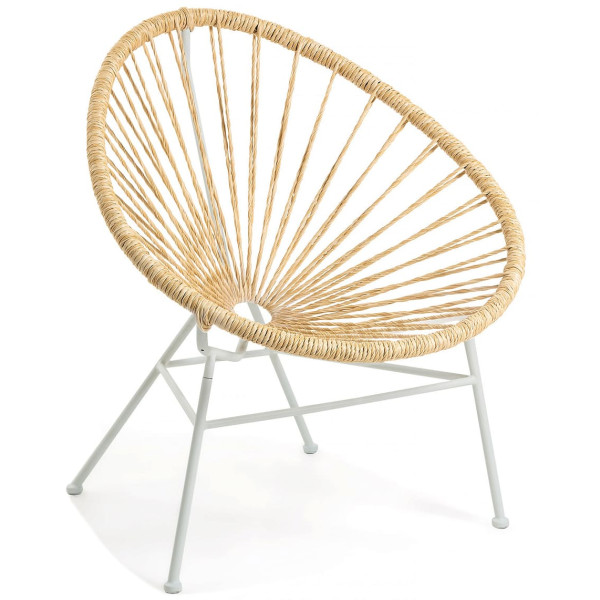 Кресло La Forma Samantha Бежевое CC1314S12-0