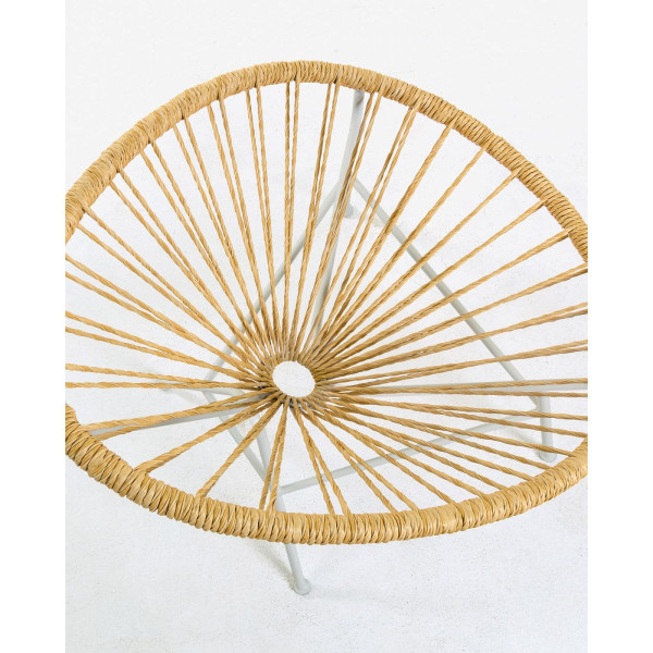 Кресло La Forma Samantha Бежевое CC1314S12-6