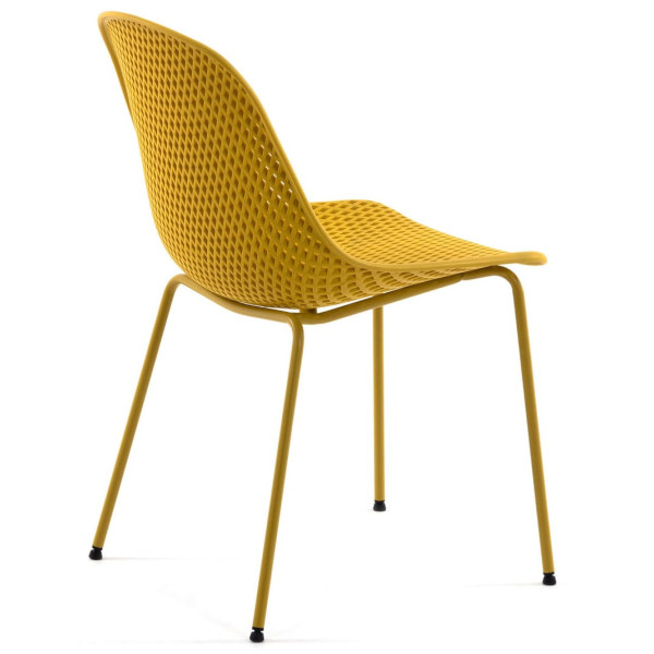 Стілець La Forma QUINBY CC1222S31 Жовтий-3