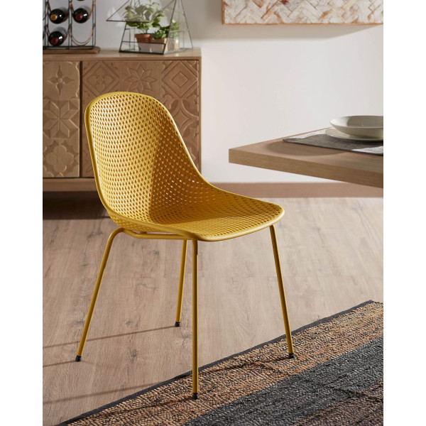 Стілець La Forma QUINBY CC1222S31 Жовтий-1