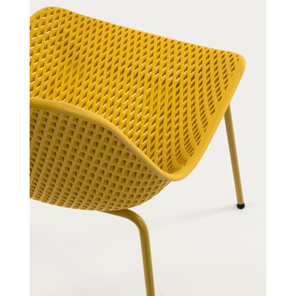 Стілець La Forma QUINBY CC1222S31 Жовтий-4