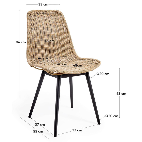 Стул La Forma SILLA CC6126FN46-8