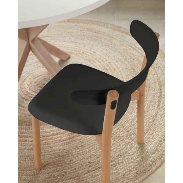 Стілець La Forma Santina CC5204S01 Чорний-2