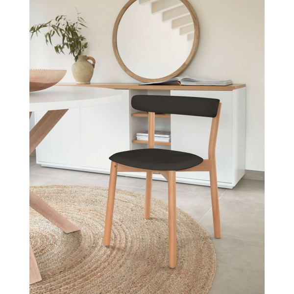 Стілець La Forma Santina CC5204S01 Чорний-1