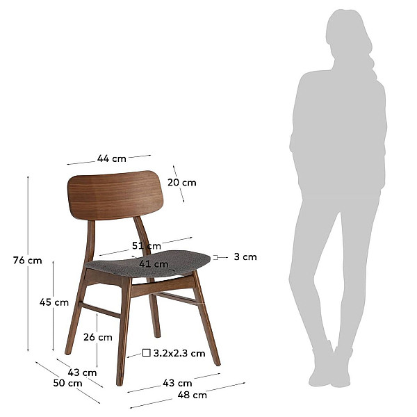 Стілець La Forma Selia CC1883AB15-10