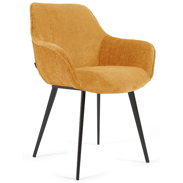 Стілець La Forma AMINY CC0253BG81 Гірчичний тканина-0