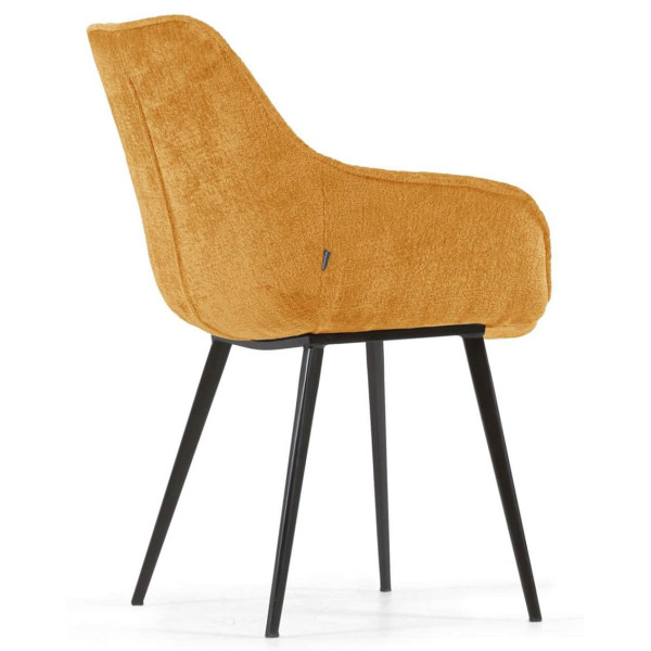 Стілець La Forma AMINY CC0253BG81 Гірчичний тканина-5