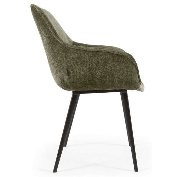 Стілець La Forma AMINY CC0253BG19 Темно-зелений тканина-4