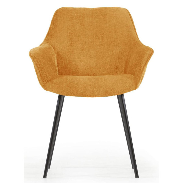 Стілець La Forma AMINY CC0253BG81 Гірчичний тканина-3