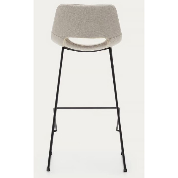 Барний стілець La Forma ZAHARA C0600003JJ12 Бежева тканина-6