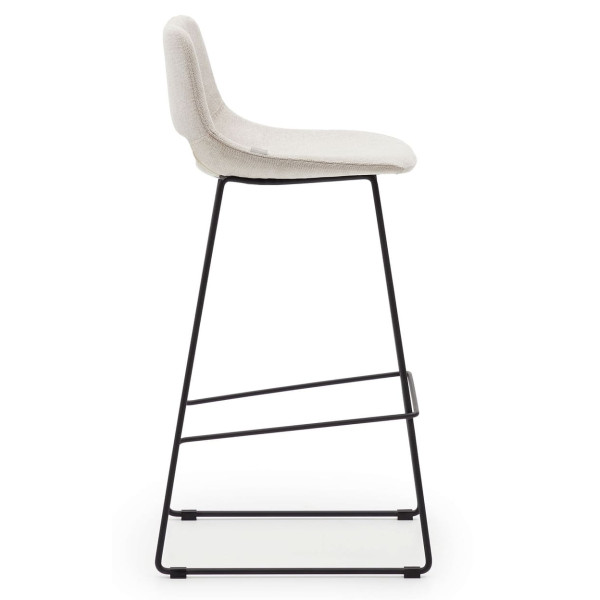 Барний стілець La Forma ZAHARA C0600003JJ12 Бежева тканина-4