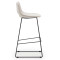 Барний стілець La Forma ZAHARA C0600003JJ12 Бежева тканина-4-thumb
