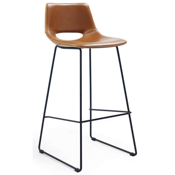 Барный стул La Forma ZIGGY CC0912U10 Коричневый экокожа-0