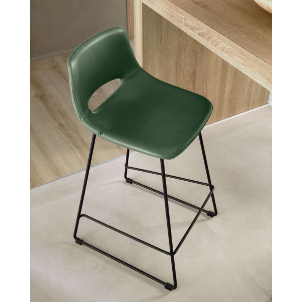 Барный стул La Forma ZIGGY CC0912U06 Зеленый экокожа-1