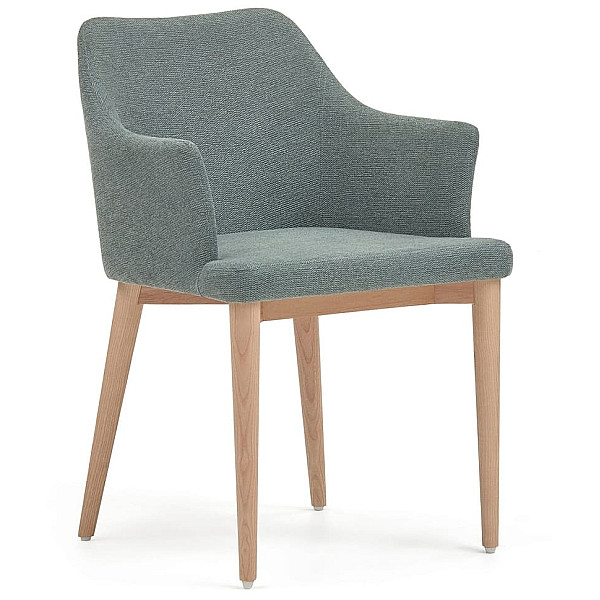 Стілець La Forma CROFT CC0077KY06 Зелений тканина-0