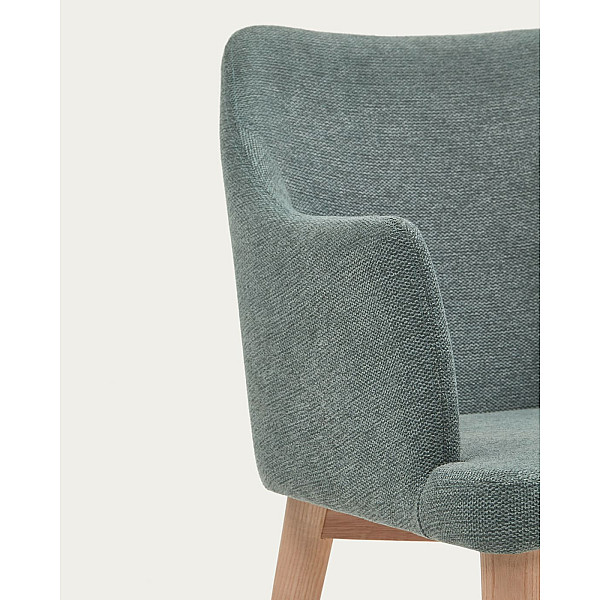 Стілець La Forma CROFT CC0077KY06 Зелений тканина-7