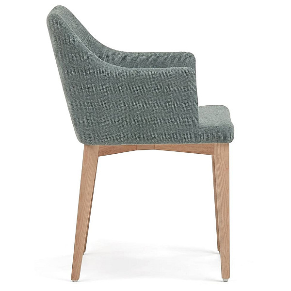 Стілець La Forma CROFT CC0077KY06 Зелений тканина-2