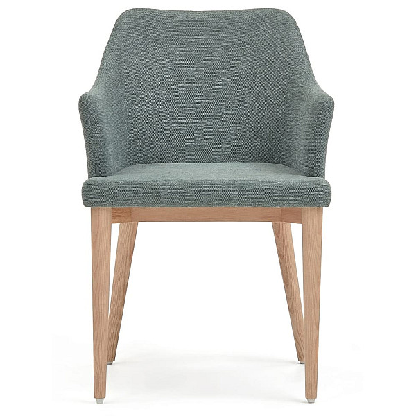 Стілець La Forma CROFT CC0077KY06 Зелений тканина-1