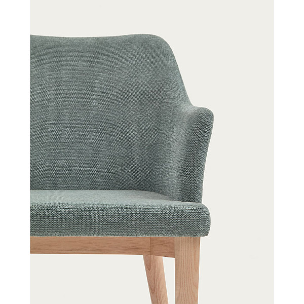 Стілець La Forma CROFT CC0077KY06 Зелений тканина-5