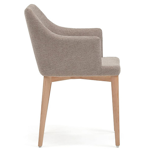 Стул La Forma CROFT CC0077KY10 Коричневый ткань-3