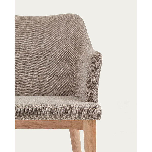 Стул La Forma CROFT CC0077KY10 Коричневый ткань-6