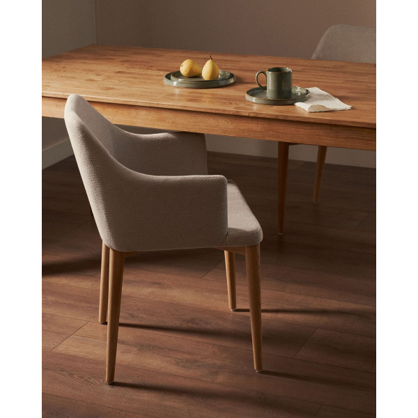 Стул La Forma CROFT CC0077KY12 Бежевый ткань-2