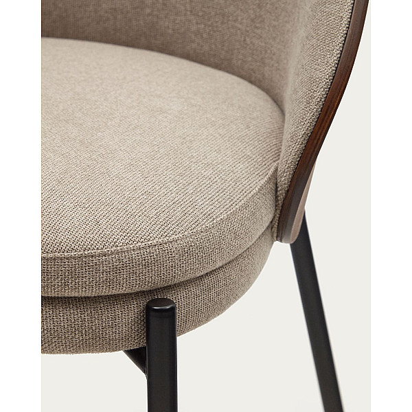 Стілець La Forma EAMY C0100003HE03 Світло-коричневий тканина Синель-12