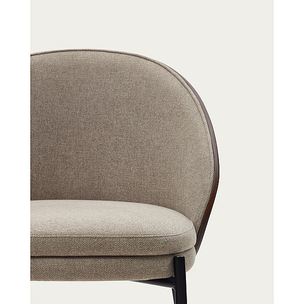 Стілець La Forma EAMY C0100003HE03 Світло-коричневий тканина Синель-11