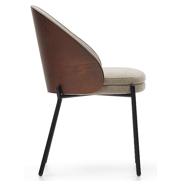 Стілець La Forma EAMY C0100003HE03 Світло-коричневий тканина Синель-8