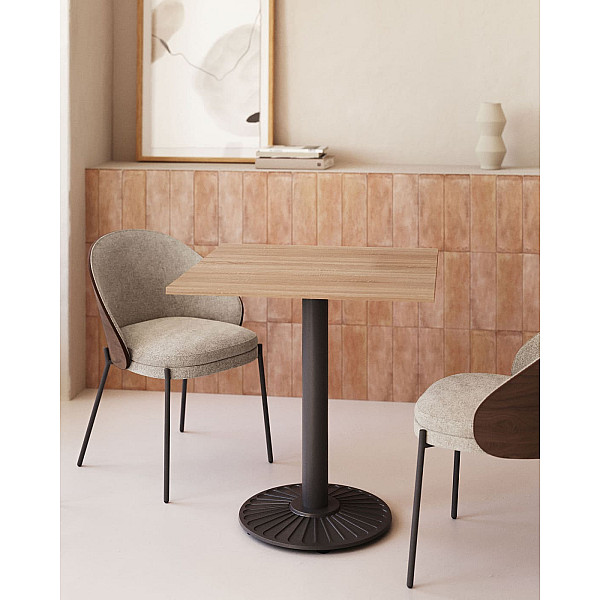 Стілець La Forma EAMY C0100003HE03 Світло-коричневий тканина Синель-3